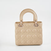 Christian Dior Small Lady Dior Beige